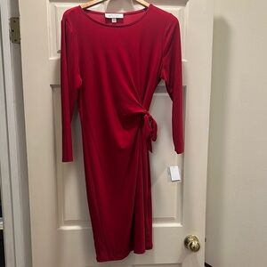 Red Long Sleeve Dress